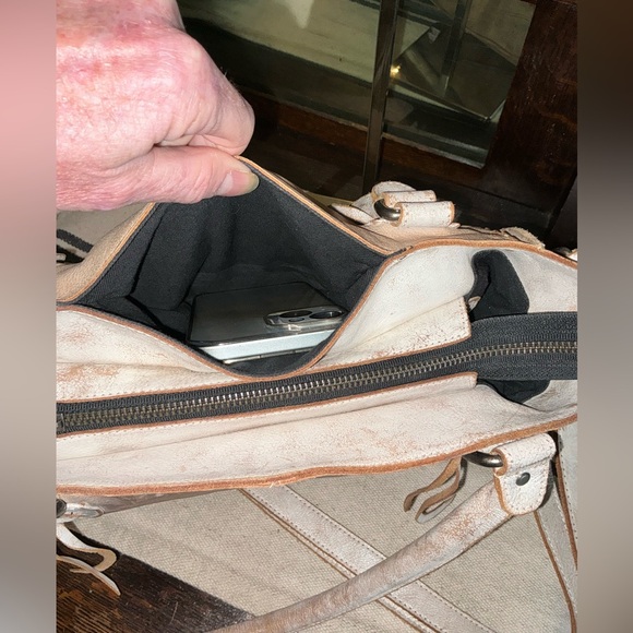 Bed Stu Rockababy Satchel Crossbody Shoulder Bag Icicle Rustic Nectar Lux $295 - Picture 11 of 14